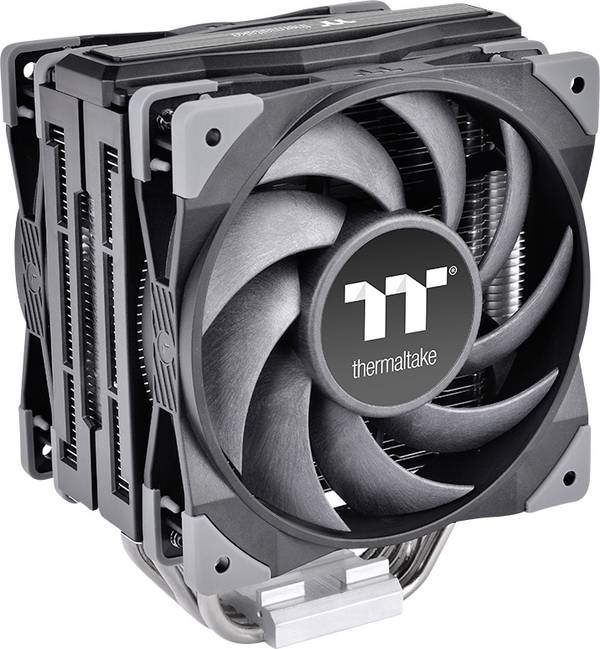 Thermaltake TOUGHAIR 510 CPU Air Cooler CPU-Kühler mit Lüfter  Intel® LGA 1851, Intel® LGA 1700, Intel® LGA 1200, Intel® LGA 1156, Intel® LGA 1155, Intel® LGA 1151, Intel® LGA 1150, AMD® AM5, AMD® AM4, AMD® AM3+, AMD® AM3, AMD® AM2+, AMD® AM2, AMD® FM2, AMD® FM1
