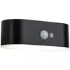 Paulmann 94571 Ayda Solar-Wandlampe 5.5 W Warmweiß Schwarz