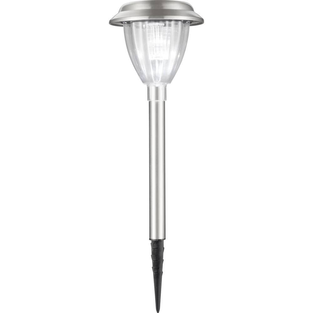 Solar tuinlamp EC11017 LED 0.08 W Neutraalwit Zilver