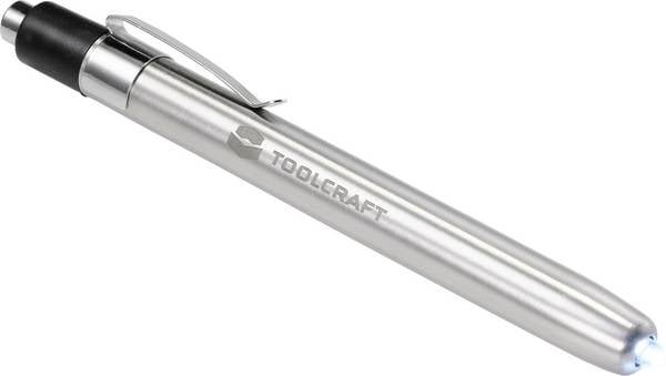 TOOLCRAFT TO-7429866  Penlight batteriebetrieben  9 lm  Silber