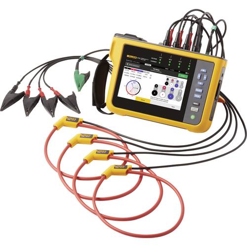 Fluke 1775-Power Quality Analyzer Netz-Analysegerät kalibriert (ISO) mit Loggerfunktion, inkl. Stromzangen