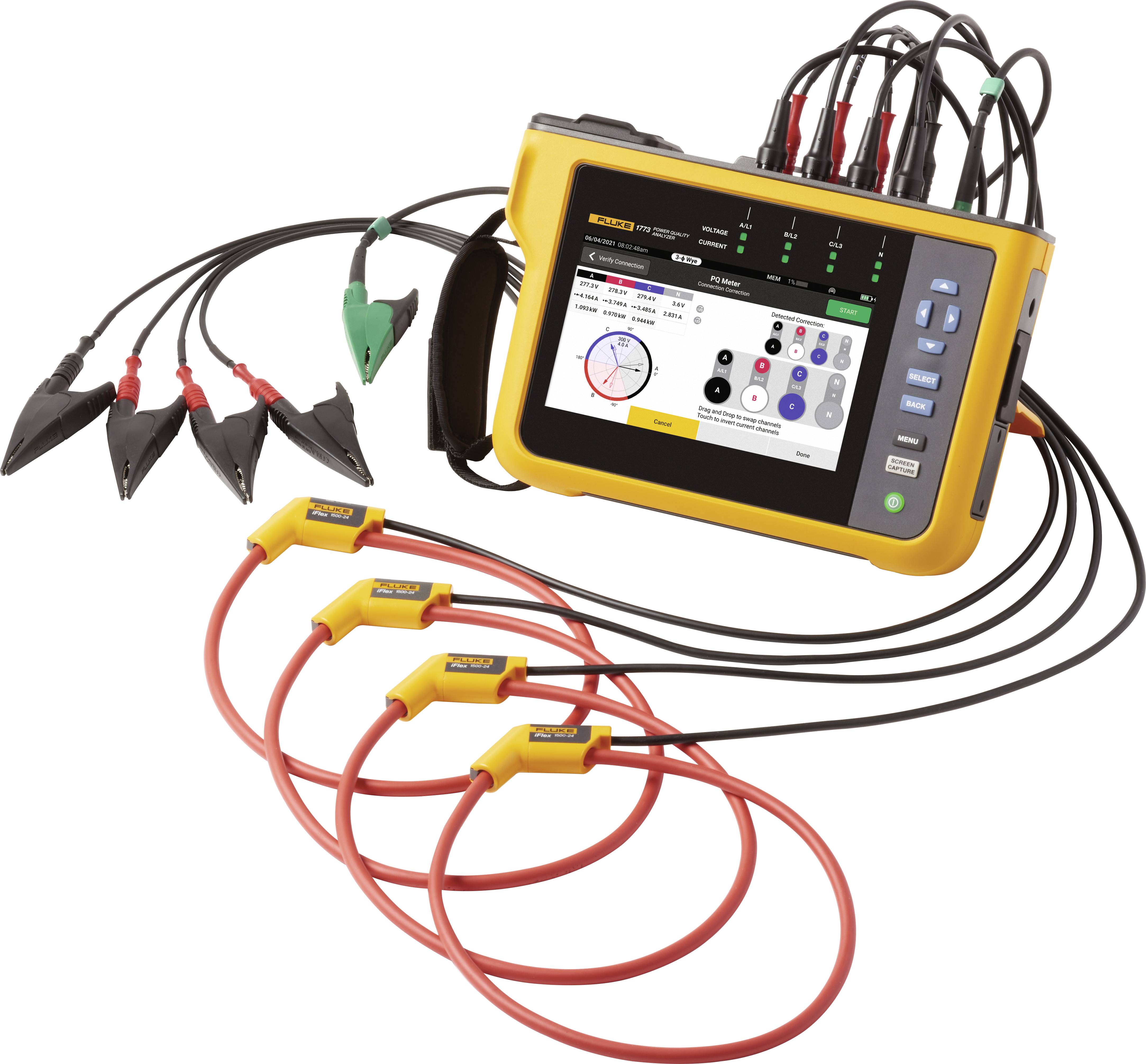 Fluke 1777, Power Quality Analyzer Analizzatore di rete con funzione logger, con pinza