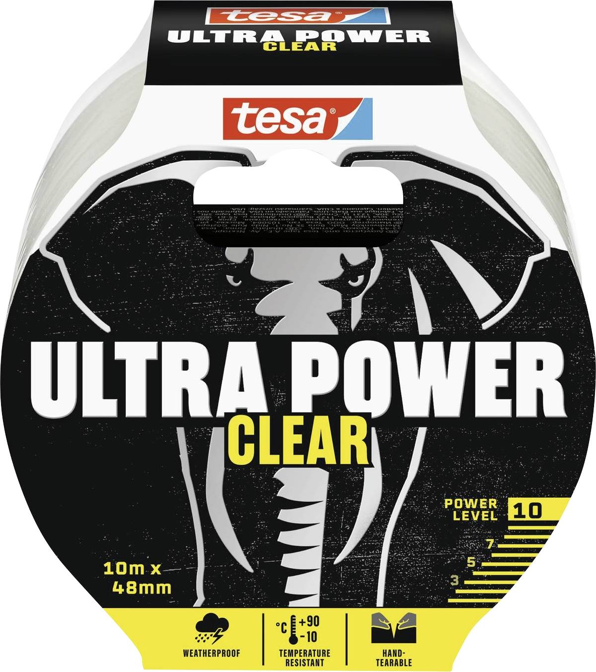 TESA ULTRA POWER CLEAR 56497-00000-00 Reparaturband Transparent (L x B) 10 m x 48 mm 1 St.