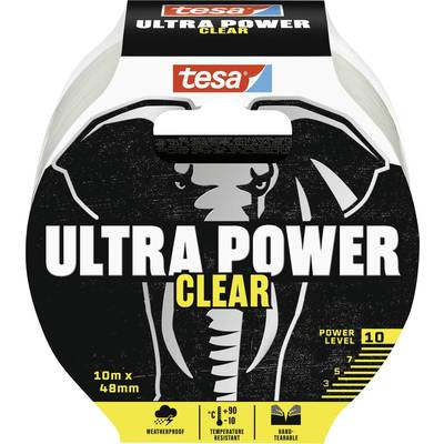 tesa ULTRA POWER CLEAR 56497-00000-00 Reparaturband  Transparent (L x B) 10 m x 48 mm 1 St.