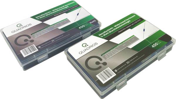 Quadrios 2109P138 2109P138 Metallschicht-Widerstand Sortiment axial bedrahtet 1 % 800 St.
