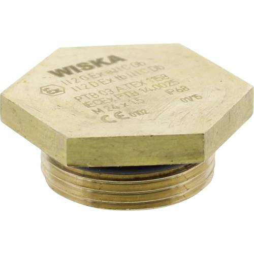 Wiska 10030201 EX-VSM 20 Verschlussschraube schlagfest, Explosionsgeschützt M20 Metall Natur 1 St.