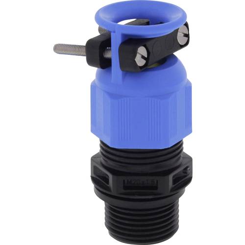 Wiska 10100854 Kabelverschraubung schlagfest, mit Zugentlastung, mit Dichtung M20 Polyamid Schwarz (RAL 9005) 25 St.