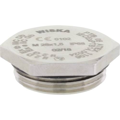 Wiska 10065332 EX-EMVS 16 Verschlussschraube schlagfest, Explosionsgeschützt M16 Metall Natur 10 St.