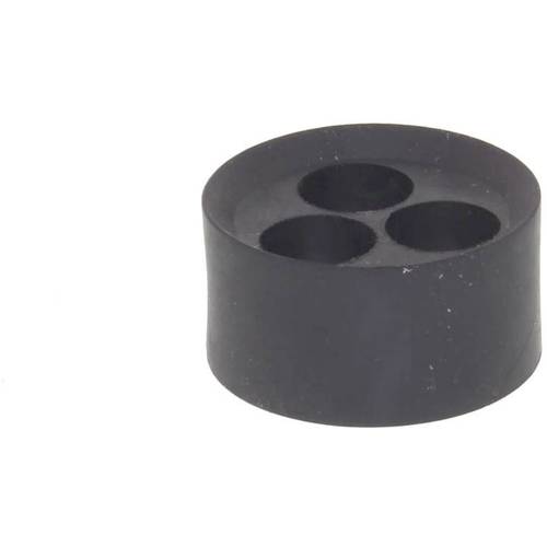 Wiska 10102054 MFD 40/03/125 Mehrfachdichteinsatz schlagfest, mit Zugentlastung M40 Kunststoff Schwarz (RAL 9005) 25 St.