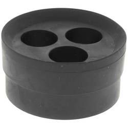 Wiska 10109239 MFD 16/04/025 Mehrfachdichteinsatz schlagfest M16 Kunststoff Schwarz (RAL 9005) 25 St.