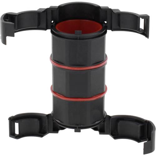 Wiska 10109730 BFC-29-29-BK Wellrohradapter Schwarz Gerade 1 St.