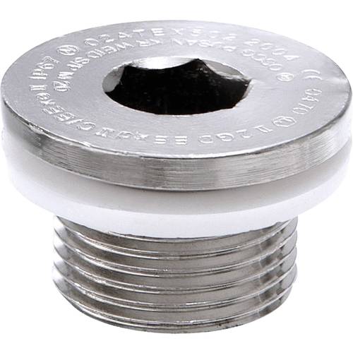Wiska 50065613 OSSP-R 32 Verschlussschraube schlagfest, Explosionsgeschützt M32 Metall Natur 1 St.
