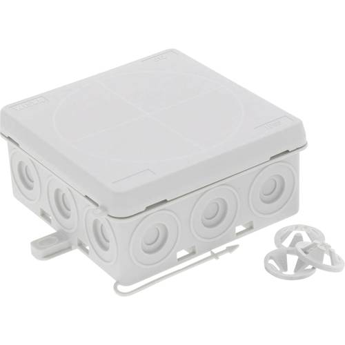 Wiska 10110196 Abzweigkasten (L x B x H) 86 x 86 x 41 mm Grau IP55 10 St.
