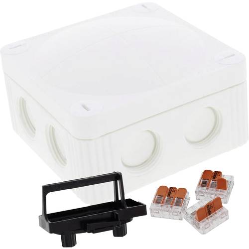 Wiska 10110405 Abzweigkasten (L x B x H) 85 x 85 x 51 mm Weiß IP66/IP67 5 St.
