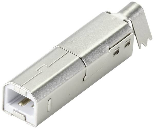 TRU COMPONENTS TC-9920788 Selbstkonfektionierbarer USB B-Steckverbinder Inhalt: 1 St.