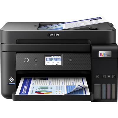 Epson EcoTank ET-4850 Multifunktionsdrucker A4 Drucker, Scanner, Kopierer, Fax ADF, Duplex, LAN, USB, WLAN, Tintentank-S