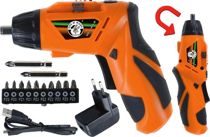 Vedes A600679 Avvitatore a batteria ricaricabile per bambini al lavoro Lith. NUOVO A600679