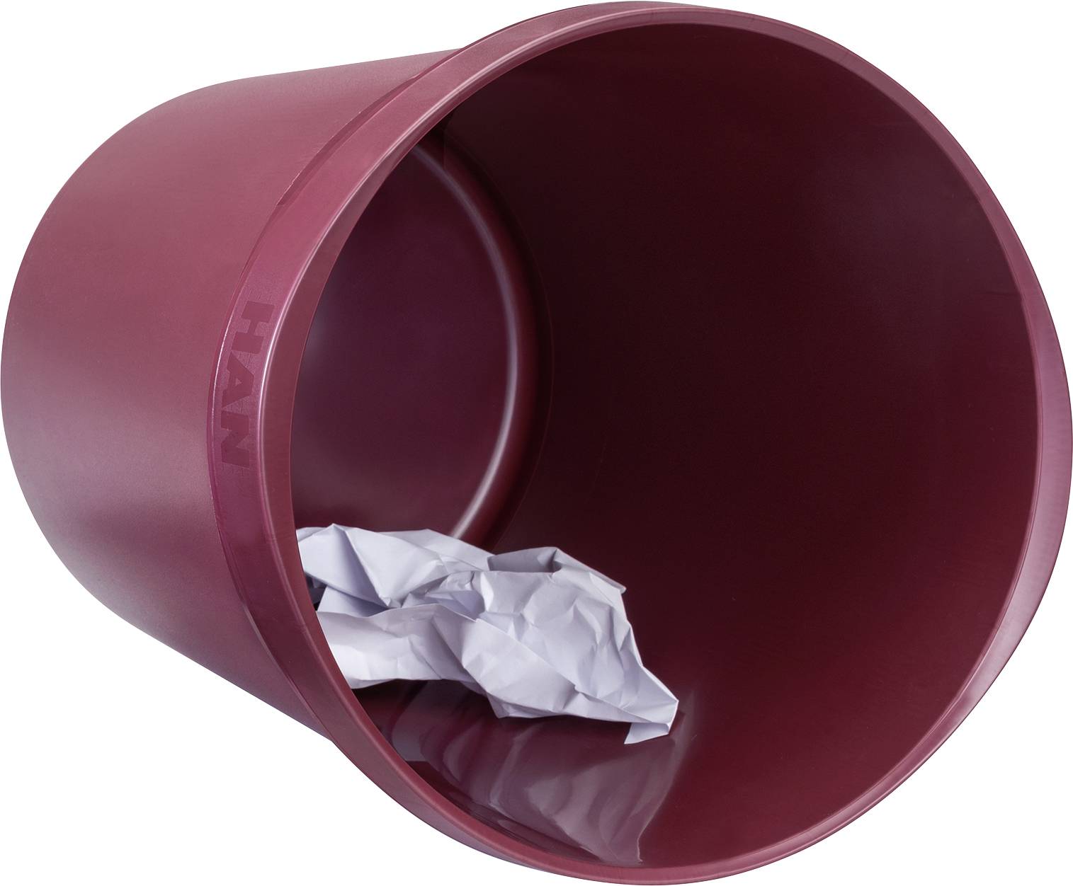 Papierkorb KARMA 18Liter Kunststoff öko-rot-1