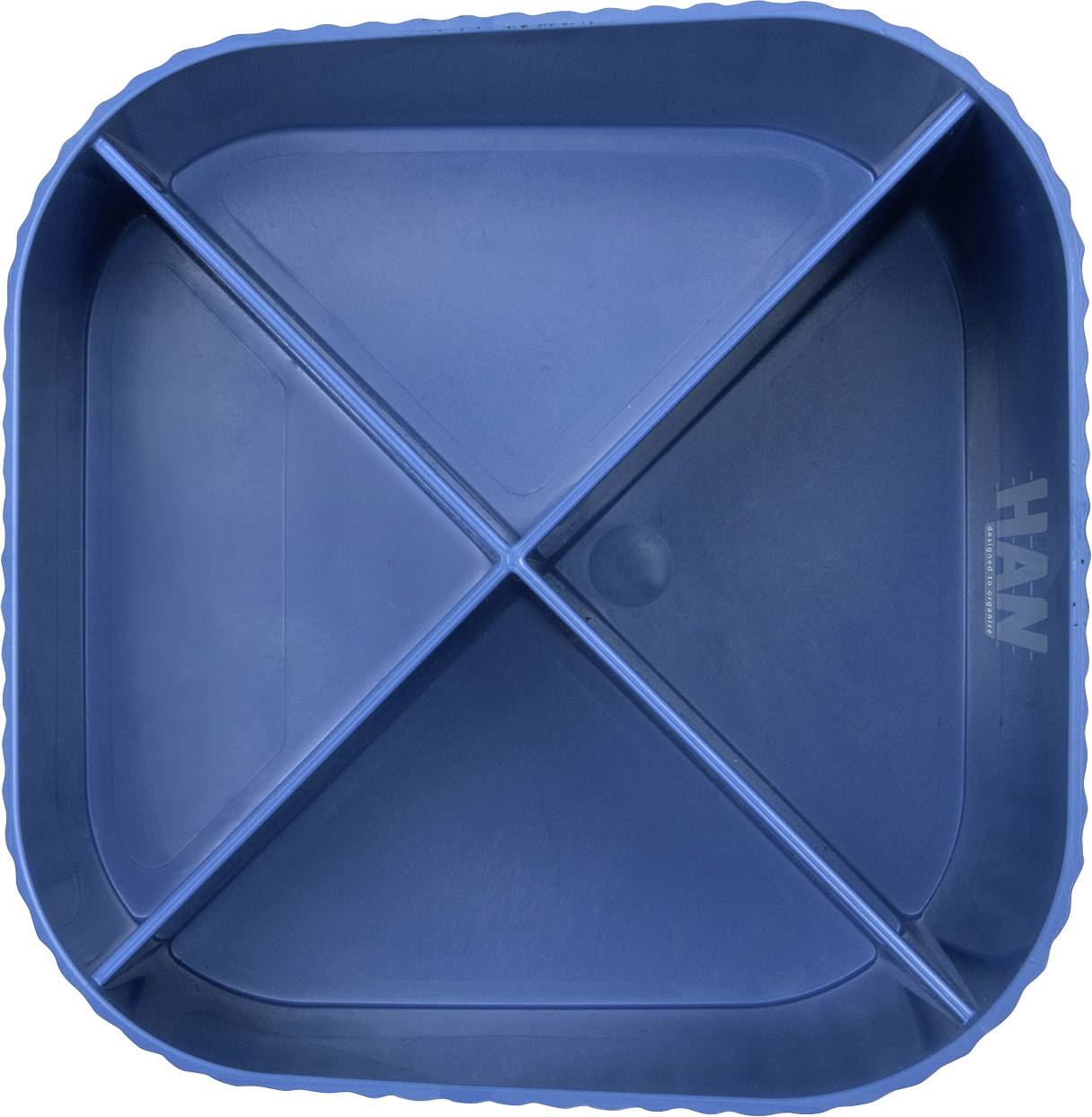 Stifteköcher KARMA 4Fächer blau-2