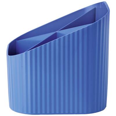 Schreibtischköcher Re-X-LOOP 4Fächer RC blau-0