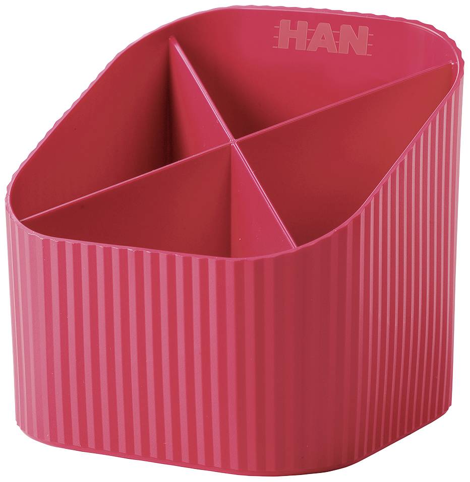HAN Re-X-LOOP 17238-917 Stifteköcher Rot Anzahl der Fächer: 4-1