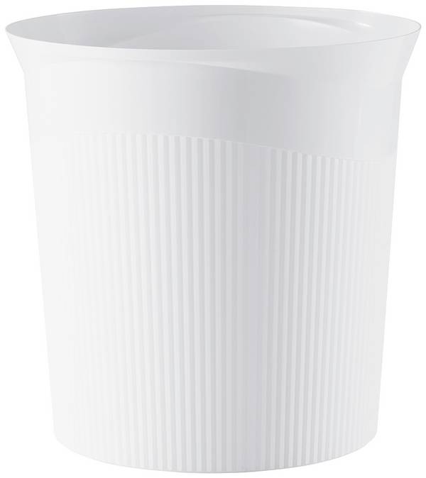 HAN Re-LOOP 18148-912  Papierkorb 13 l (Ø x H) 28.8 cm x 28.7 cm Recycling Kunststoff Weiß 1 St.