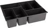 Kleinteileeinsatz L-BOXX® LB 136 B404xT317xH97mm Polystyrol m.6 Mulden