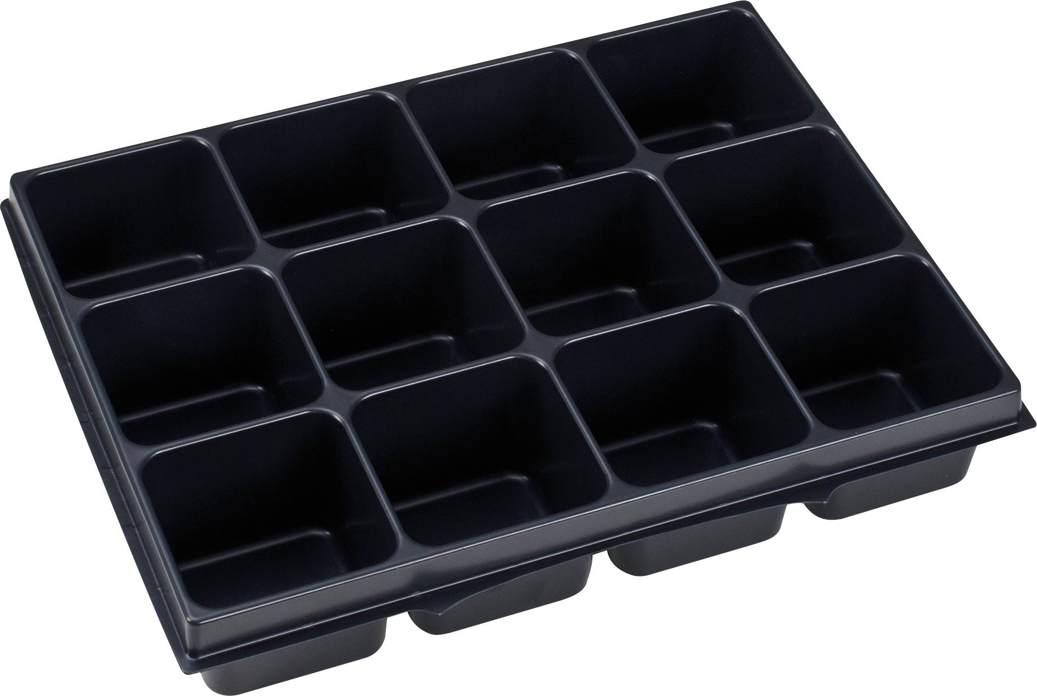 Kleinteileeinsatz i-BOXX® iB 72 B349xT265xH63mm Polystyrol m.12 Mulden-0