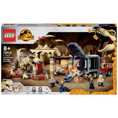 76948 LEGO® JURASSIC WORLD™ T. Rex & Atrociraptor: Dinosaurier-Ausbruch