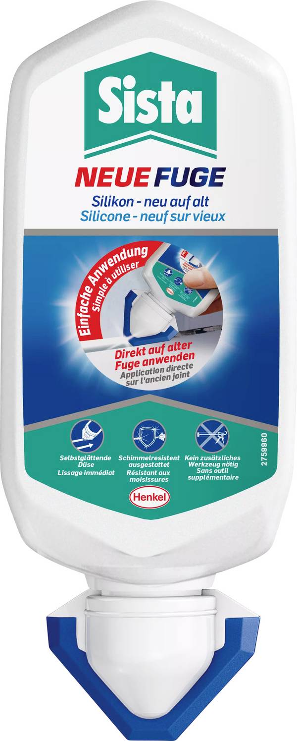 Sista Neue Fuge Sanitär-Silikon Herstellerfarbe Weiß SNFRW 80 ml