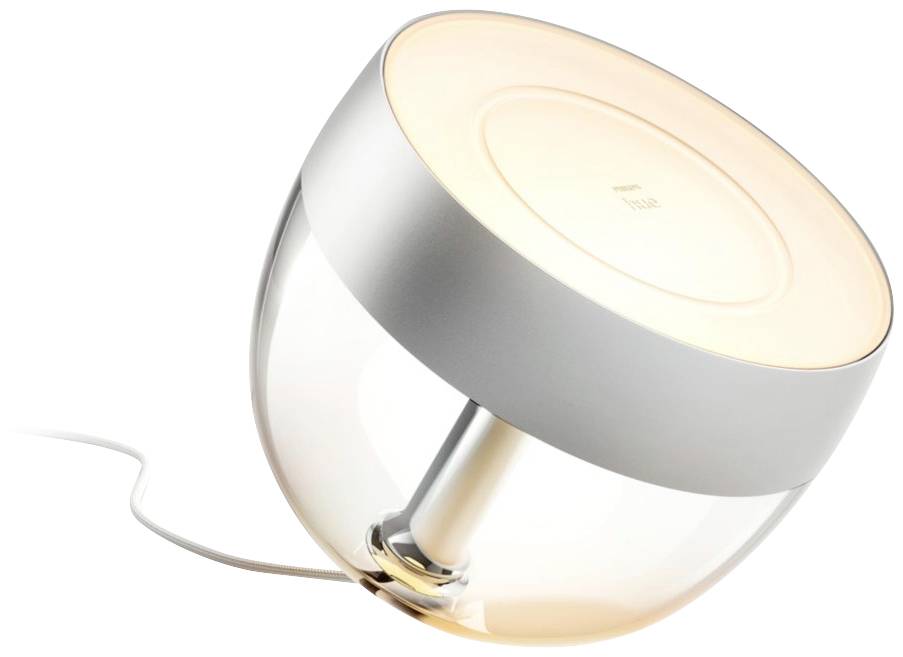 PHILIPS Hue White & Col. Amb. Iris Tischleuchte Special Edition silber 570lm