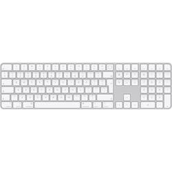 Image of Apple Magic Keyboard mit Touch ID und Ziffernblock CH-Layout Kabellos Tastatur Weiß, Silber Fingerabdruckleser