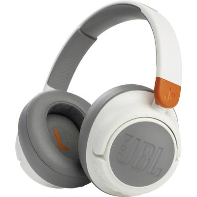 JBL Harman JR 460NC  Kinder Over Ear Kopfhörer Bluetooth®, kabelgebunden  Weiß Noise Cancelling 