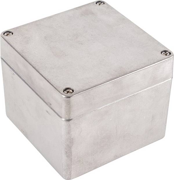 Hammond Electronics 1590Z080 Hand-Gehäuse 100 x 100 x 80 Zinkdruckguss Natur 1 St.