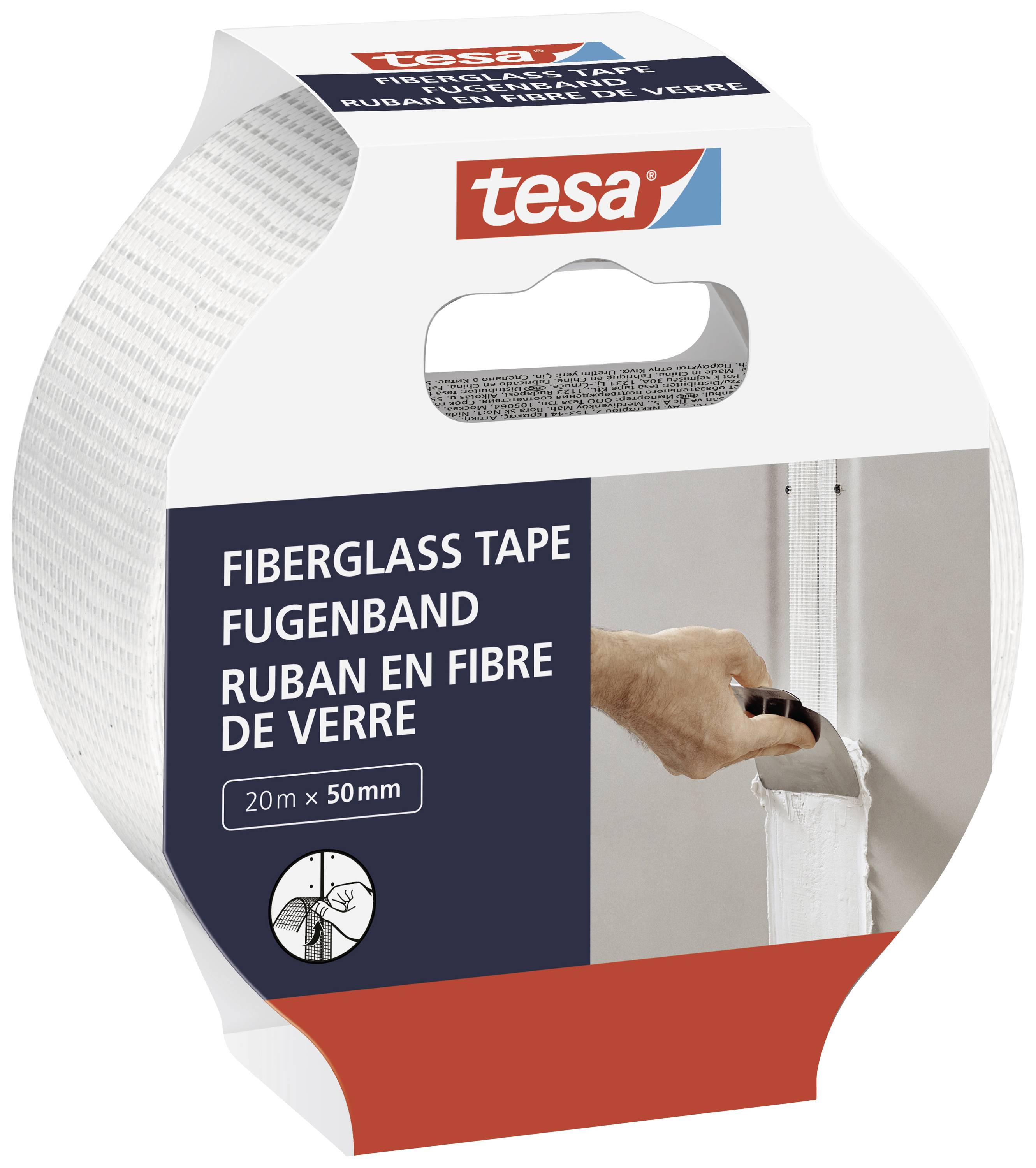 TESA Fugenband 52512-00000-00 Fugenband Weiß (L x B) 20 m x 50 mm 1 St.