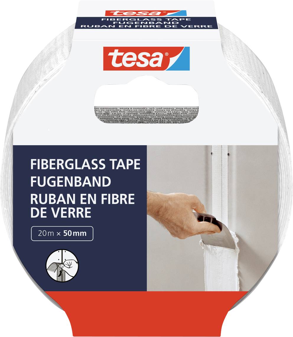 tesa Fugenband 52512-00000-00 Fugebånd Hvid (L x B) 20 m x 50 mm 1 stk