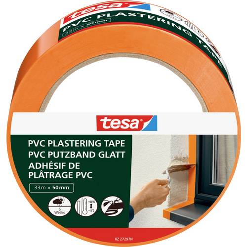 tesa PVC Putzband 55487-00000-01 Putzband Orange (L x B) 33 m x 50 mm 1 St.