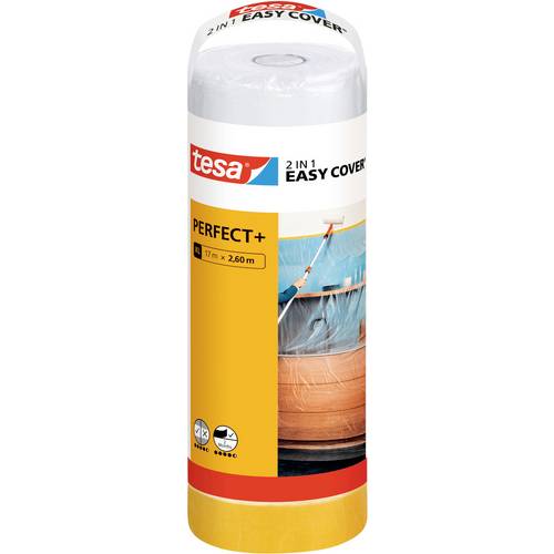 Thumbnail - tesa Easy Cover Perfect+ 56575-00000-00 Abdeckfolie Gelb, Transparent (L x B) 17 m x 2.60 m 1 Set