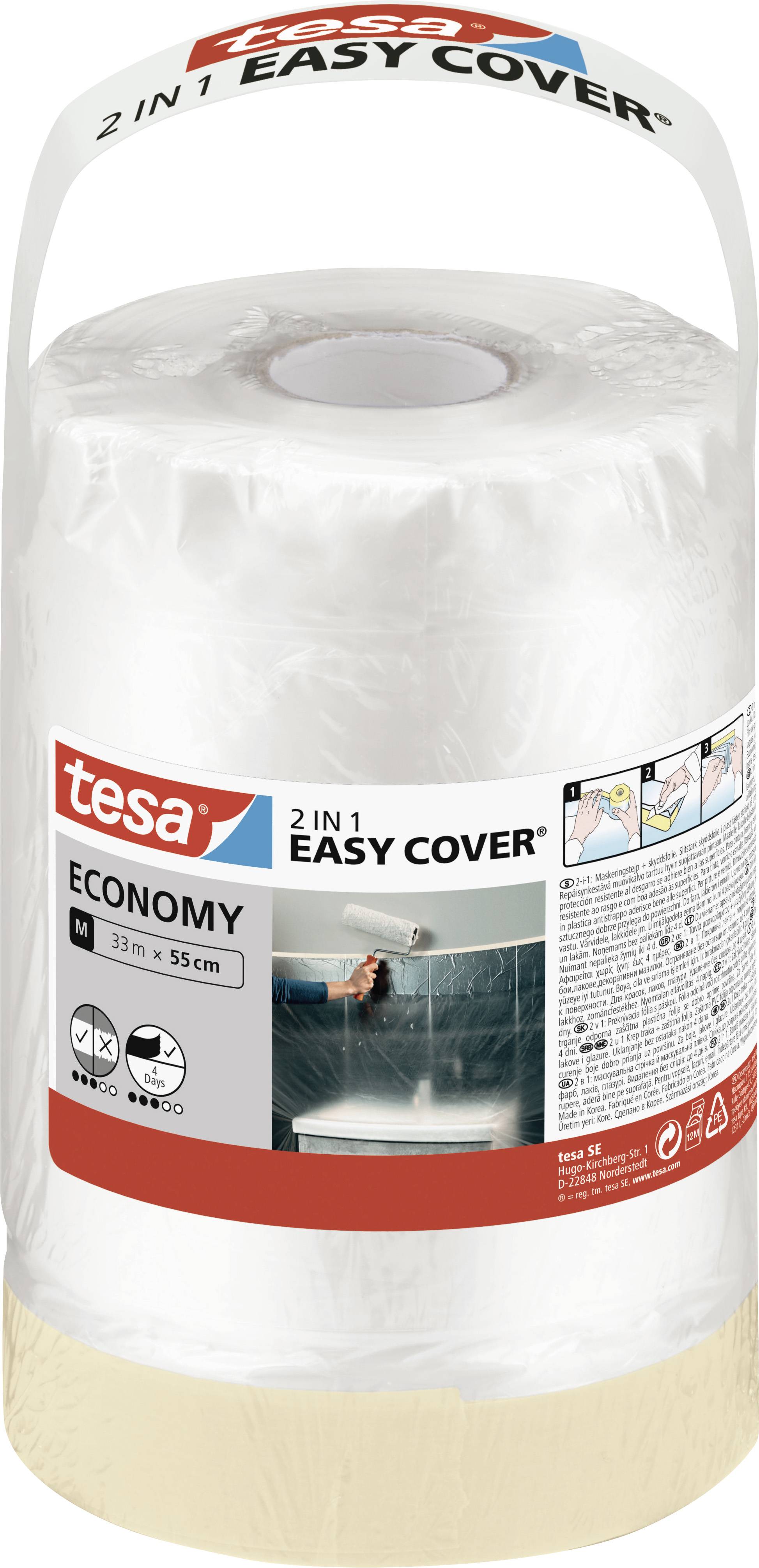 TESA Easy Cover Economy 56576-00000-00 Abdeckfolie (L x B) 33 m x 55 cm 1 Set