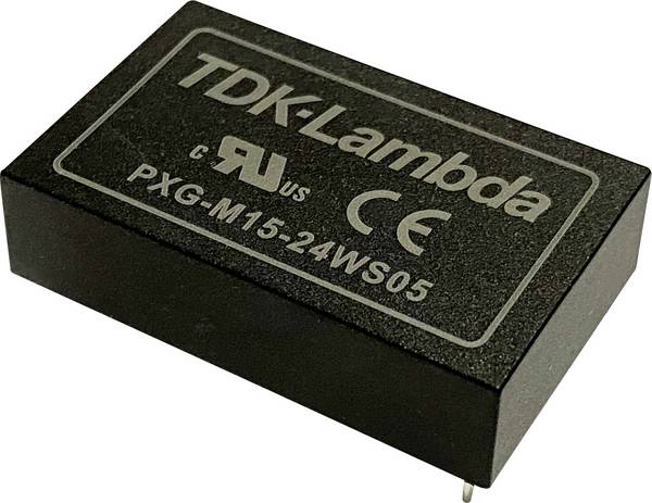 TDK PXG-M15-24WS24 DC/DC-Wandler 24 V/DC 5 V/DC, -5 V/DC 0.625 A 15 W Anzahl Ausgänge: 1 x Inhalt 1 St.