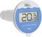 Ein digitales Poolthermometer zeigt eine Temperatur von 20,3 Grad Celsius an.