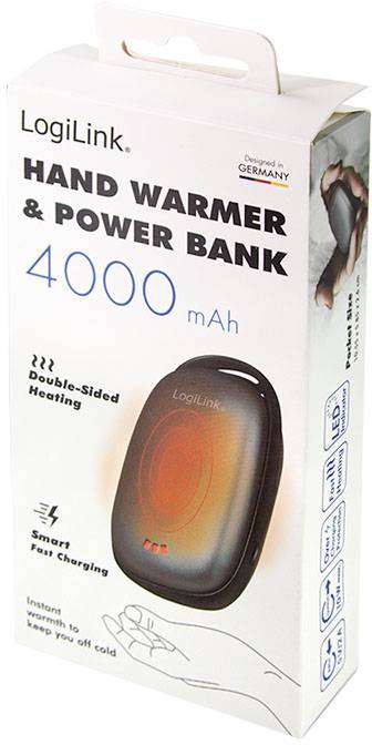 LogiLink - Powerbank - Handwärmer - 4000 mAh - 10 Watt - 2 A (USB)-5