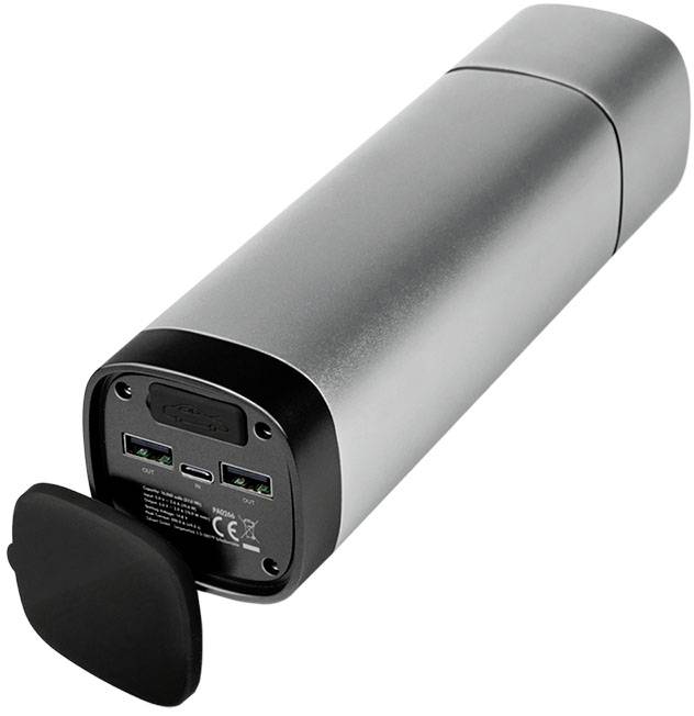 LogiLink PA0266 - 10000 mAh - Lithium Polymer (LiPo) - 10 W - Metallisch - Power-2