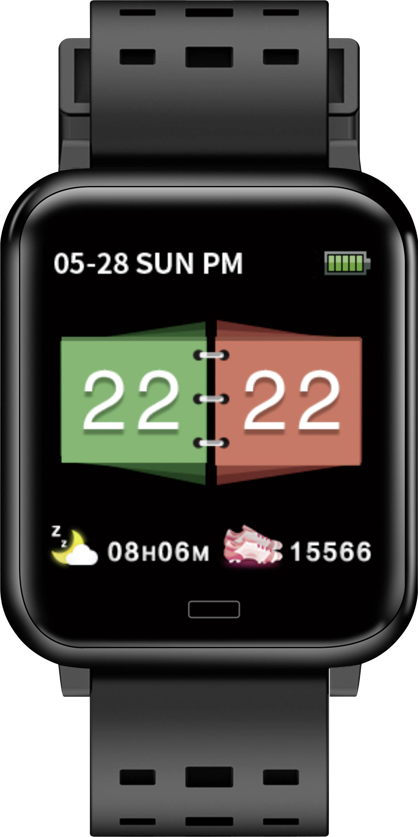 JayTech BT 36 G Fitness-Tracker Schwarz