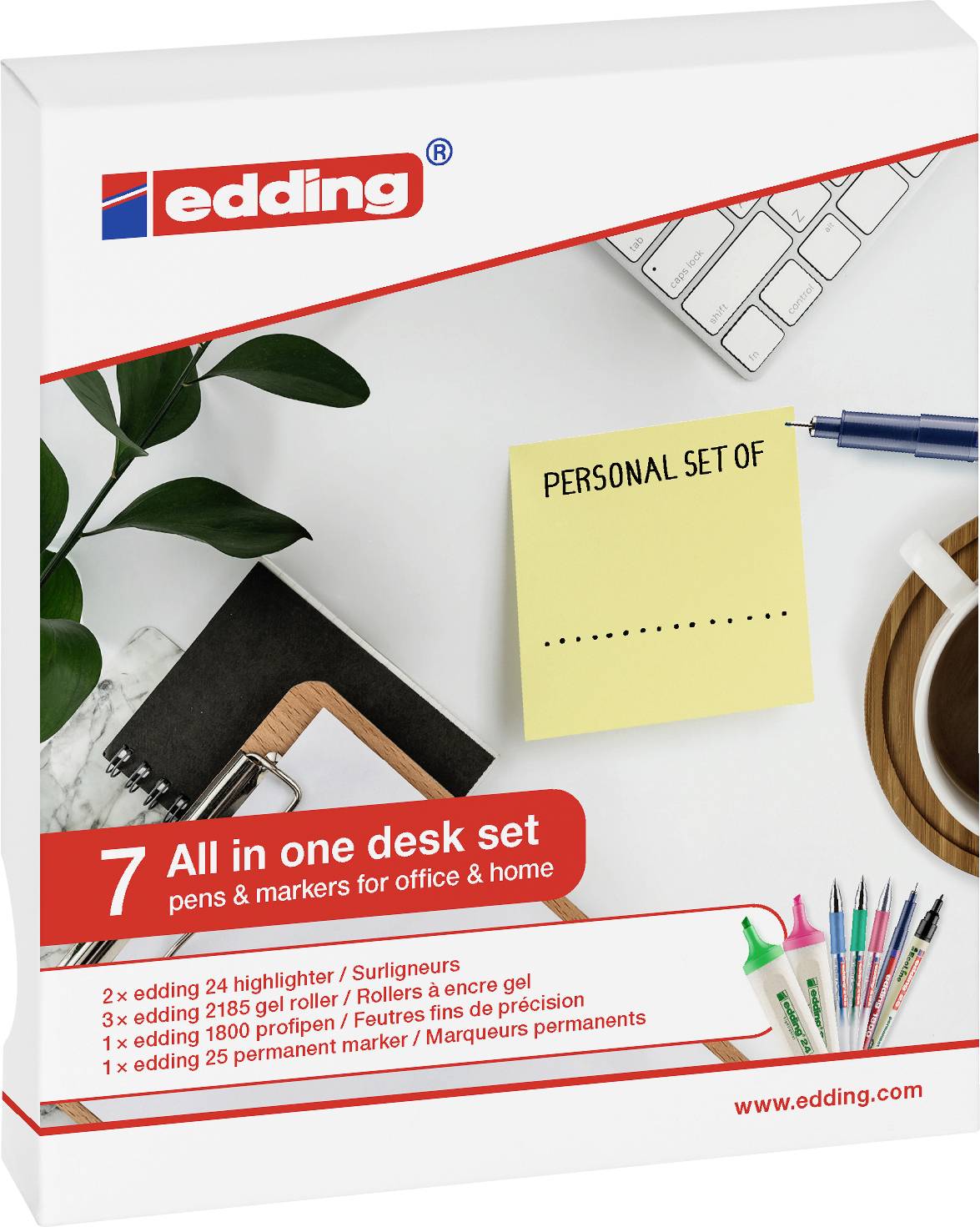 edding Personal Set für den Schreibtisch