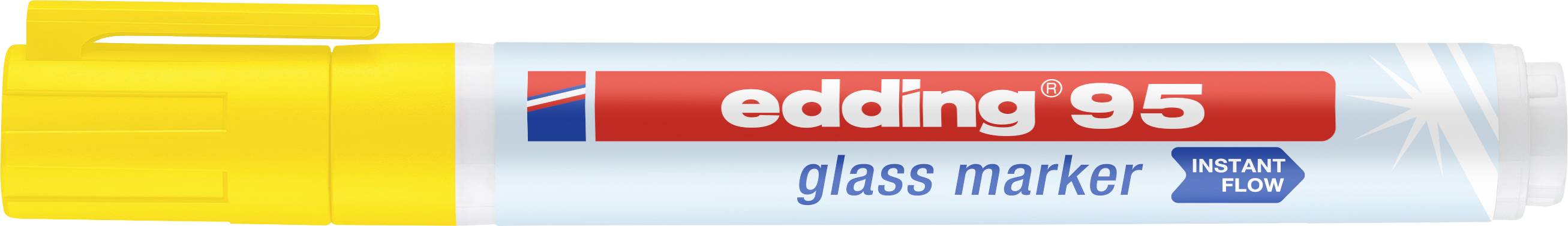 EDDING Glasboard-Marker 95 gelb 1.5-3mm Rundspitze trocken abwischbar (4-95005)