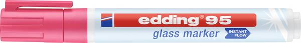 Edding 95 4-95009 Glasmarker Pink 1.5 mm, 3 mm