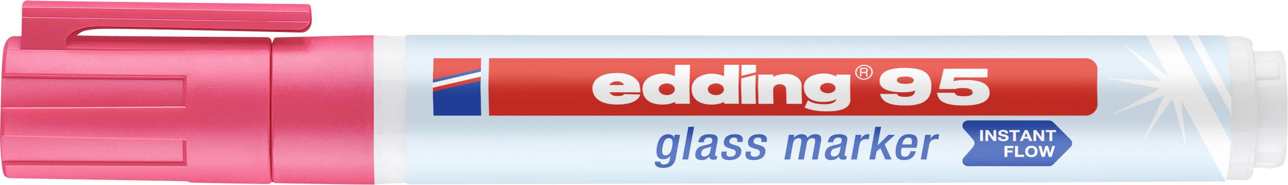 EDDING Glasboard-Marker 95 pink 1.5-3mm Rundspitze trocken abwischbar (4-95009)