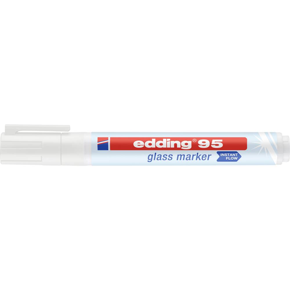 Edding e-95 4-95049 Glasmarker Wit 1.5 mm, 3 mm 1 stuks-pack