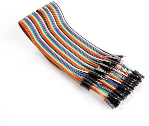 Whadda WPA413 Jumper-Kabel  [40x Drahtbrücken-Stecker - 40x Drahtbrücken-Stecker] 0.30 m